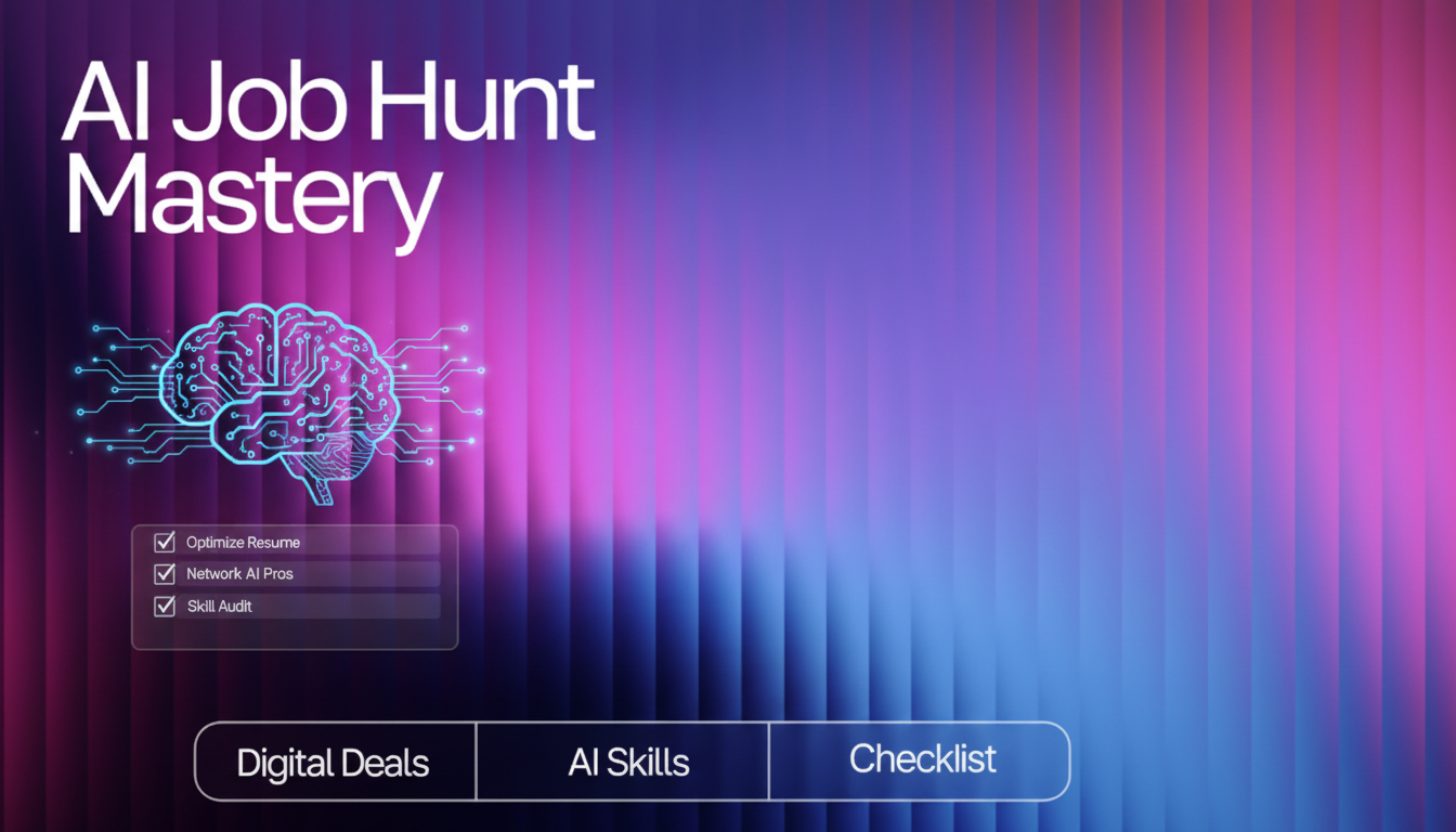 AI Job Search Checklist: Resume, Cover Letter, Interviews